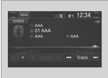 Honda CR-V. To Play Bluetooth® Audio Files