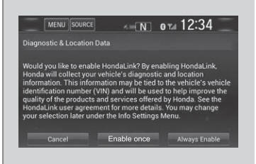 Honda CR-V. To Set Up to Connect HondaLink® Service