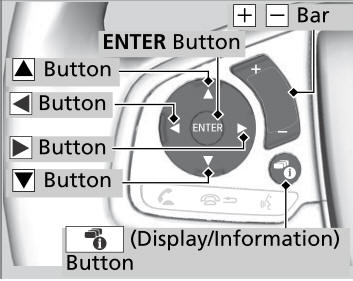 Honda CR-V. Audio Remote Controls