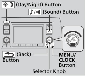 Honda CR-V. Audio System Basic Operation