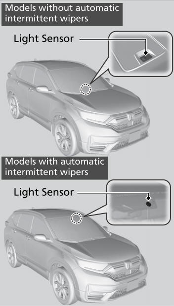 Honda CR-V. Automatic Operation (automatic lighting control)