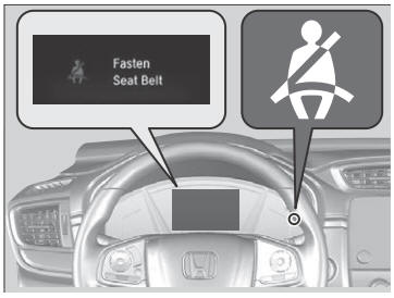 Honda CR-V. Seat Belt Reminder