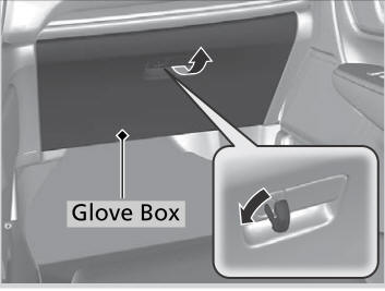 Honda CR-V. Cargo Area Lights and Glove Box