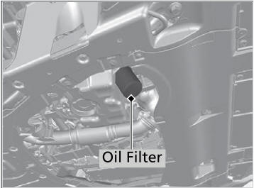 Honda CR-V. Changing the Engine Oil and Oil Filter