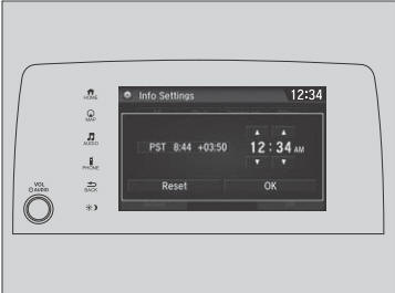 Honda CR-V. Clock