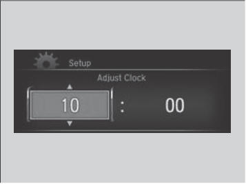 Honda CR-V. Clock