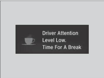 Honda CR-V. Driver Attention Monitor