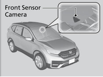 Honda CR-V. Front Sensor Camera
