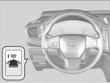 Honda CR-V. Heated Windshield Button