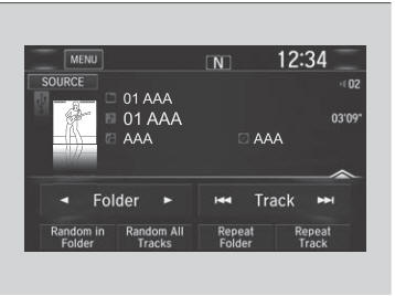 Honda CR-V. How to Select a Play Mode