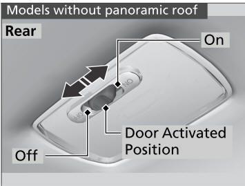 Honda CR-V. Interior Light Switches