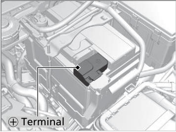 Honda CR-V. Jump Starting Procedure