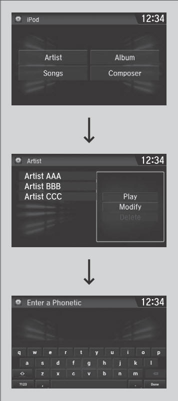 Honda CR-V. Phonetic Modification