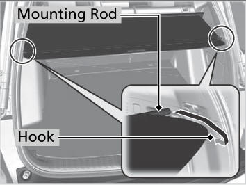 Honda CR-V. Rear Cargo Cover*