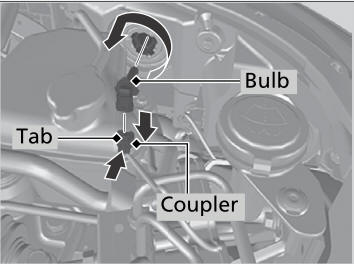 Honda CR-V. Replacing Light Bulbs