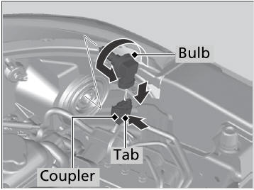 Honda CR-V. Replacing Light Bulbs