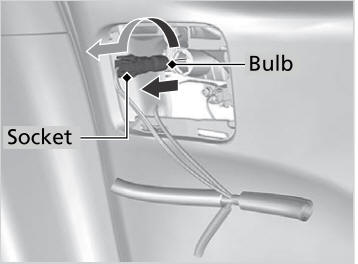 Honda CR-V. Replacing Light Bulbs