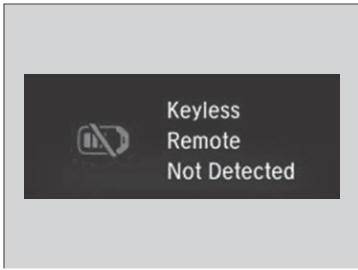 Honda CR-V. Smart Entry Remote Reminder