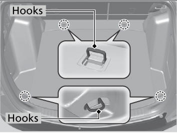 Honda CR-V. Tie-down Anchors