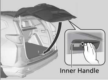 Honda CR-V. Using the Outer Handle