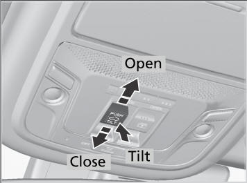 Honda CR-V. Using the Panoramic Roof Switch