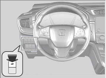 Honda CR-V. Using the Power Tailgate Button