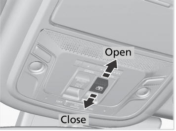 Honda CR-V. Using the Sunshade Switch